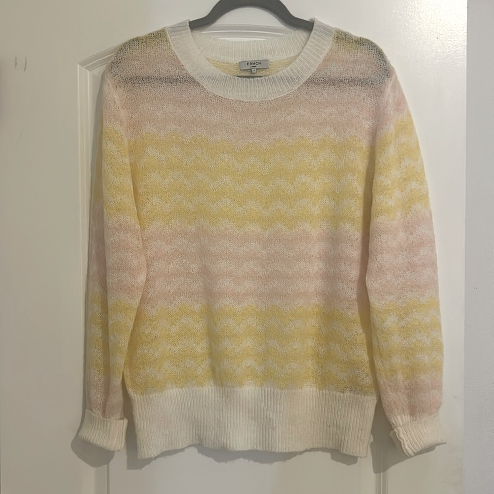 FRNCH sheer sweater.  Size L